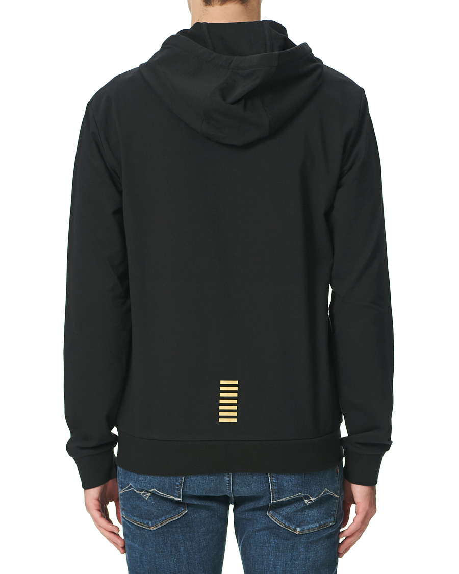 Herren | Pullover | EA7 | Train Core Full Zip Hoodie Black/Gold