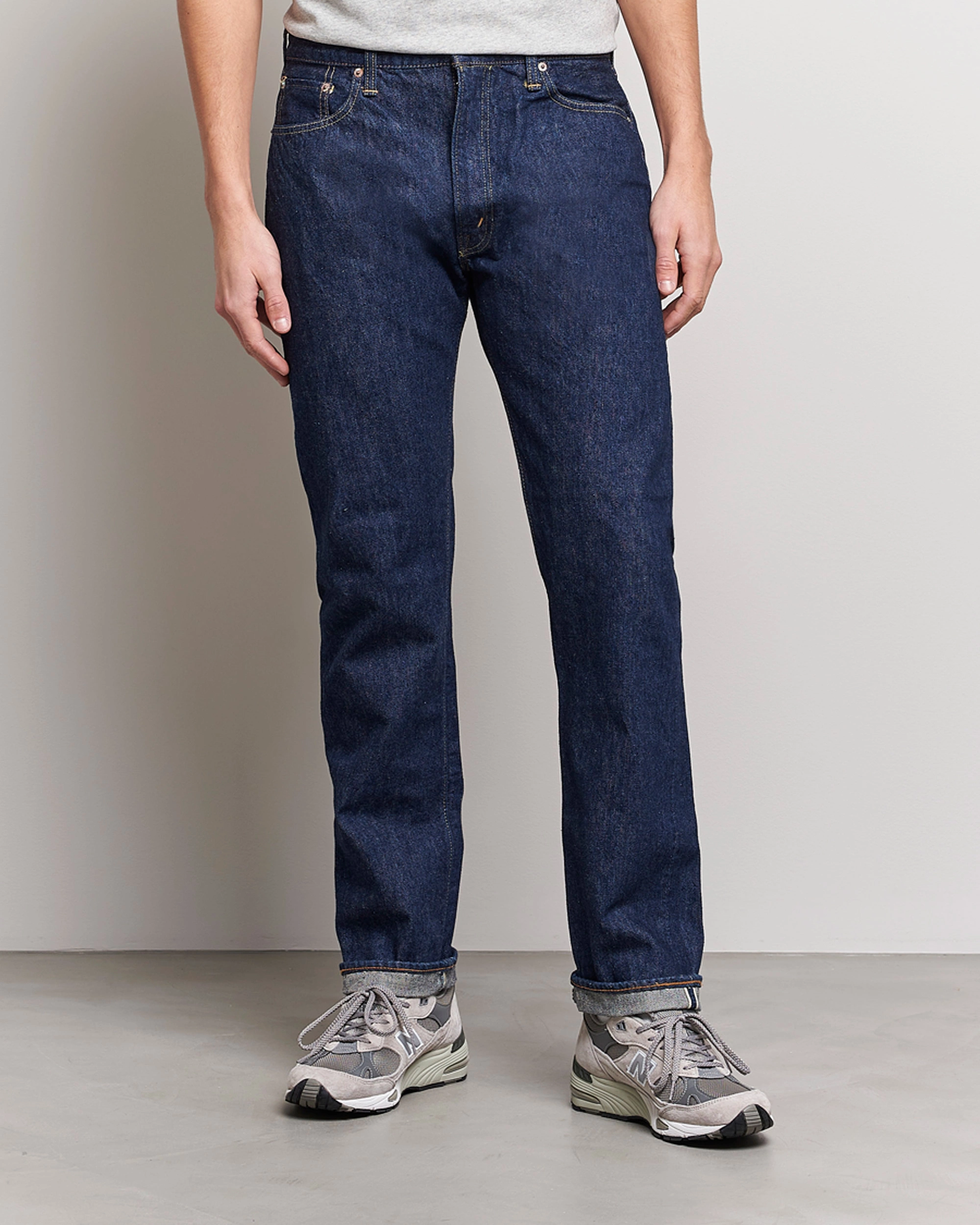 Herren |  | orSlow | Tapered Fit 107 Selvedge Jeans One Wash