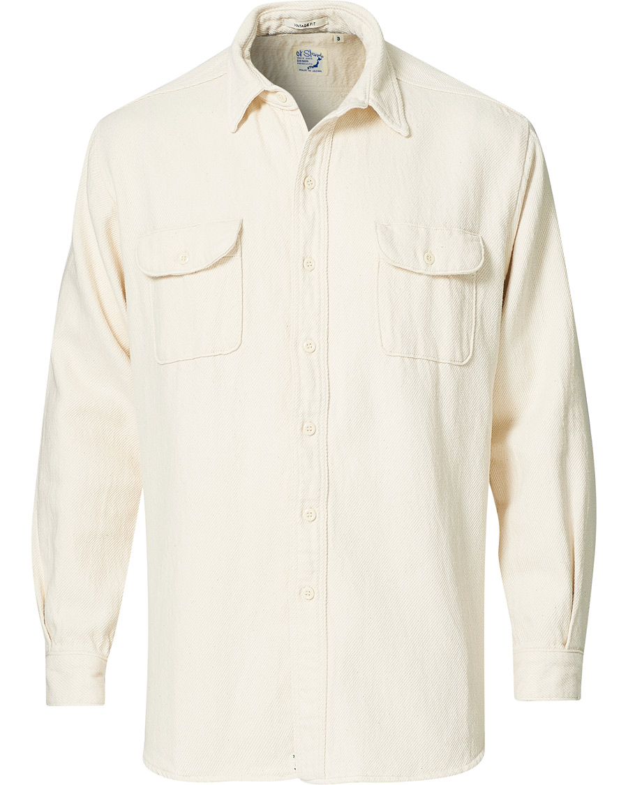 Herren | Hemden | orSlow | Vintage Fit Soft Overshirt Ecru
