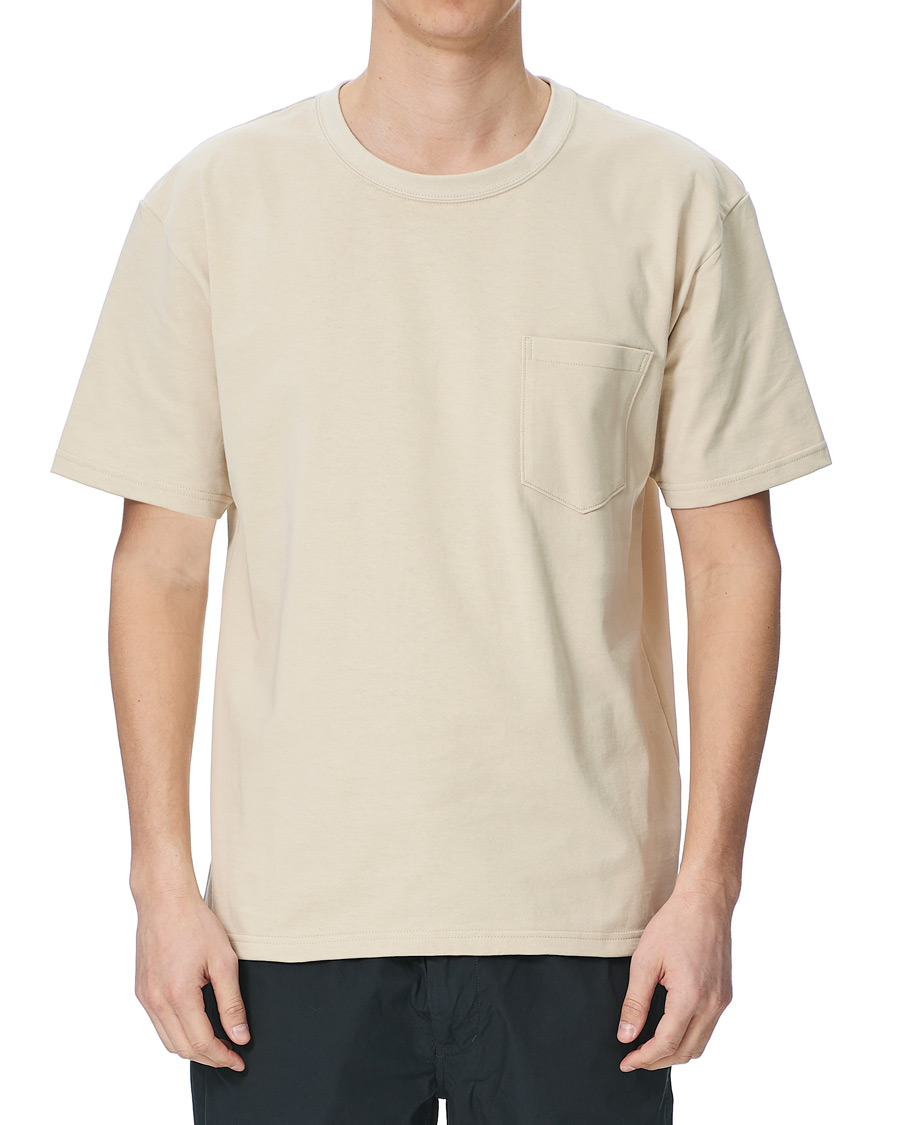 Herren | T-Shirts | orSlow | Military Pocket Tee Beige