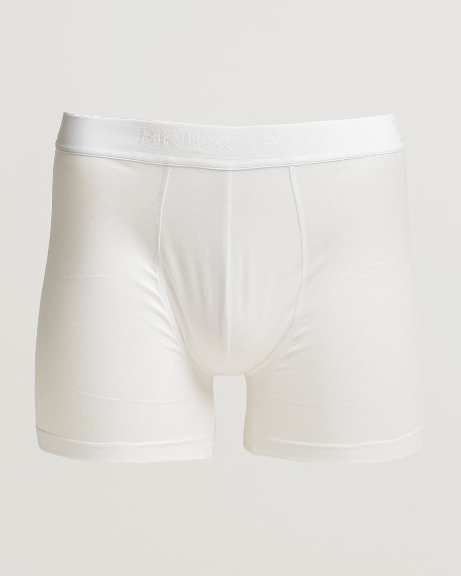 Herren | Unterwäsche | Bresciani | Cotton Boxer Trunk White
