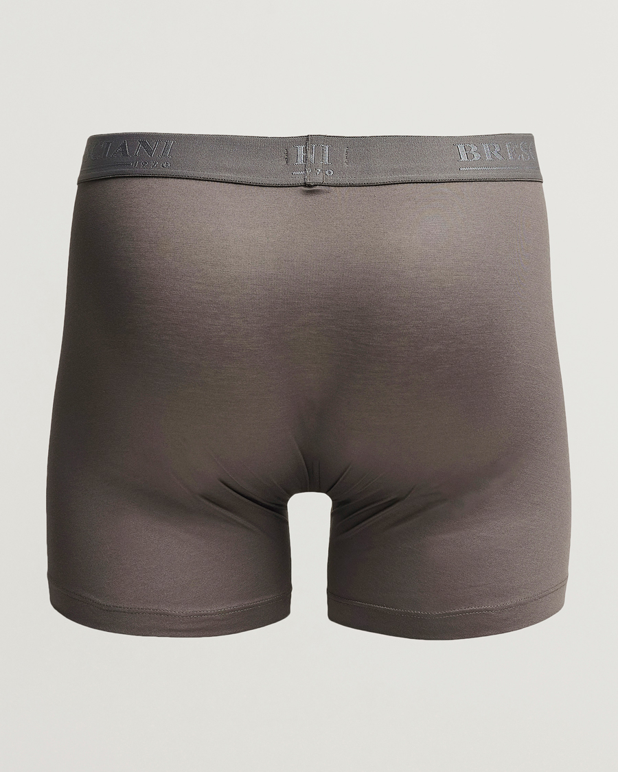 Herren | Unterwäsche | Bresciani | Cotton Boxer Trunk Grey