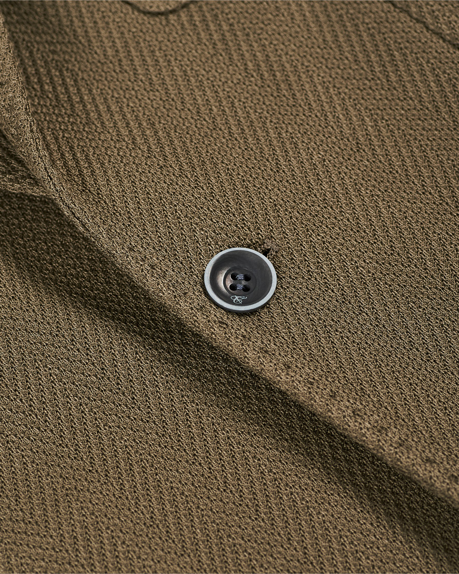 Herren | Sakkos | Canali | Textured Cotton Jersey Blazer Olive