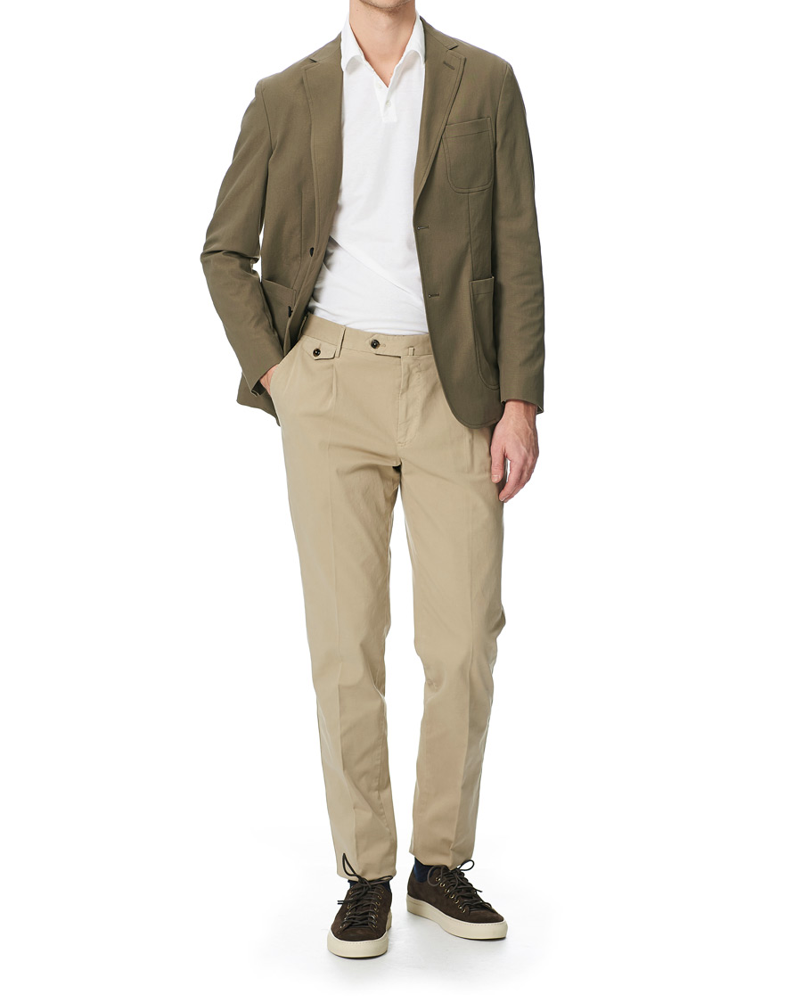 Herren | Hosen | PT01 | Gentleman Fit Cotton Trousers Beige