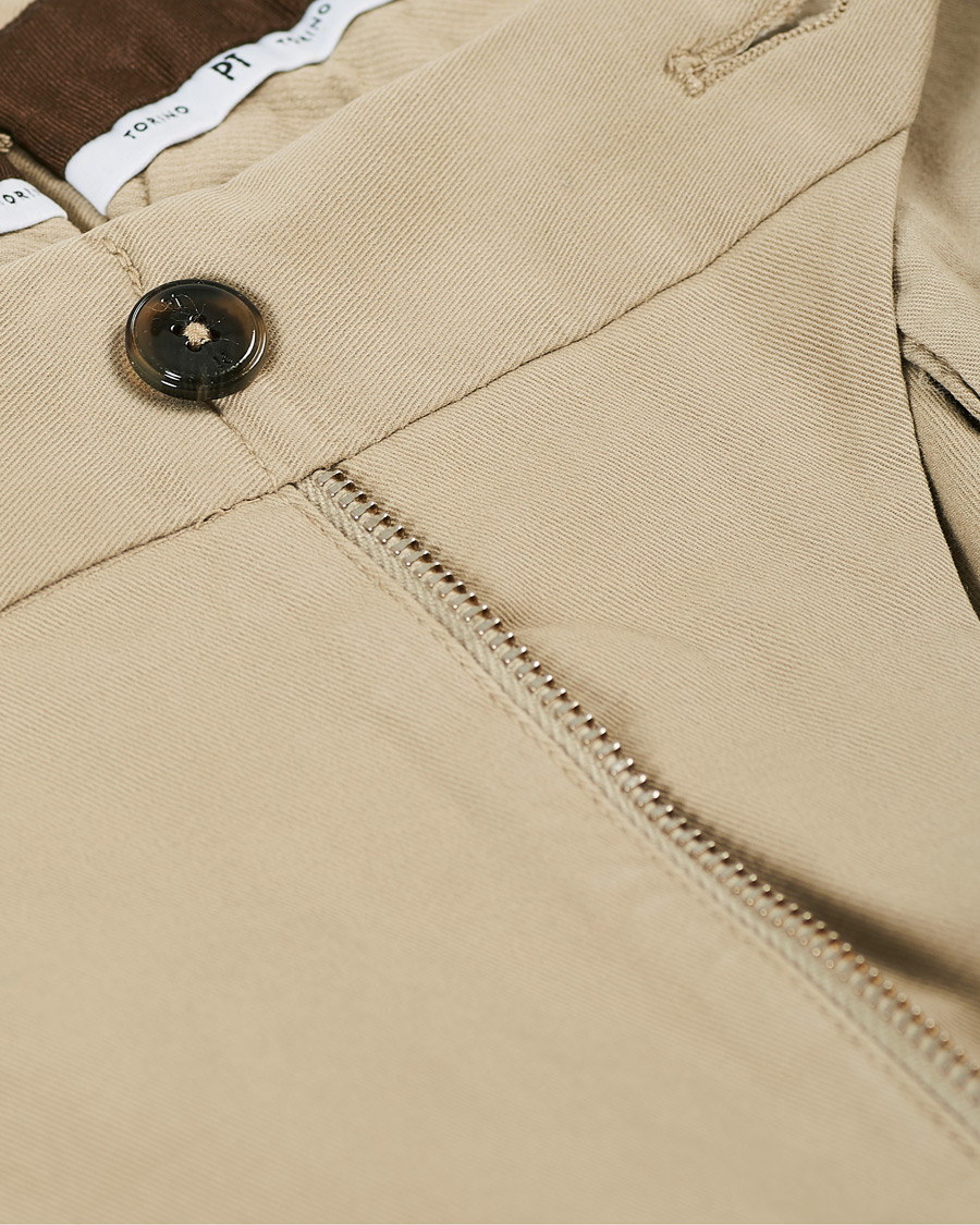 Herren | Hosen | PT01 | Gentleman Fit Cotton Trousers Beige