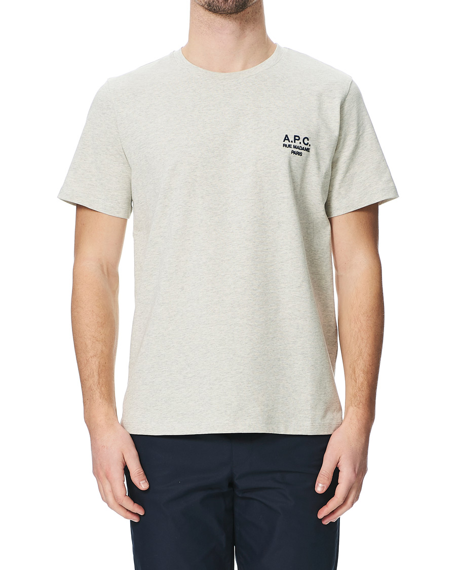 Herren | T-Shirts | A.P.C. | Raymond Short Sleeve T-Shirt Ecru