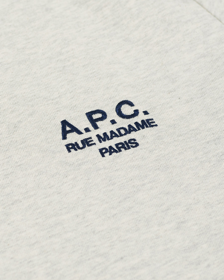 Herren | T-Shirts | A.P.C. | Raymond Short Sleeve T-Shirt Ecru