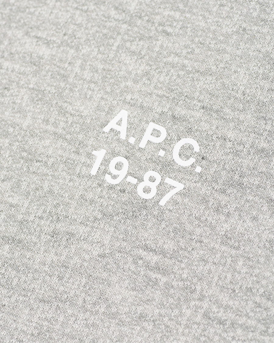 Herren | Pullover | A.P.C. | Jason Vintage Hoodie Heather Grey