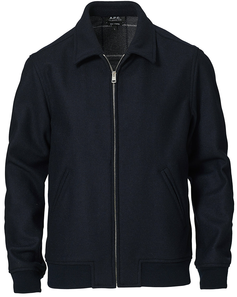 Herren | Jacken | A.P.C. | Wool Bomber jacket Navy