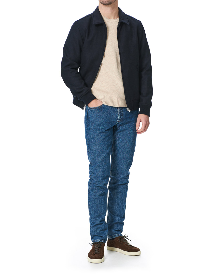 Herren | Jacken | A.P.C. | Wool Bomber jacket Navy