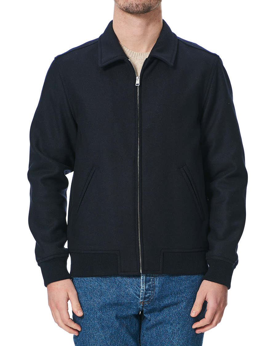 Herren | Jacken | A.P.C. | Wool Bomber jacket Navy