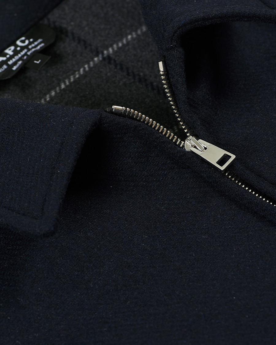 Herren | Jacken | A.P.C. | Wool Bomber jacket Navy