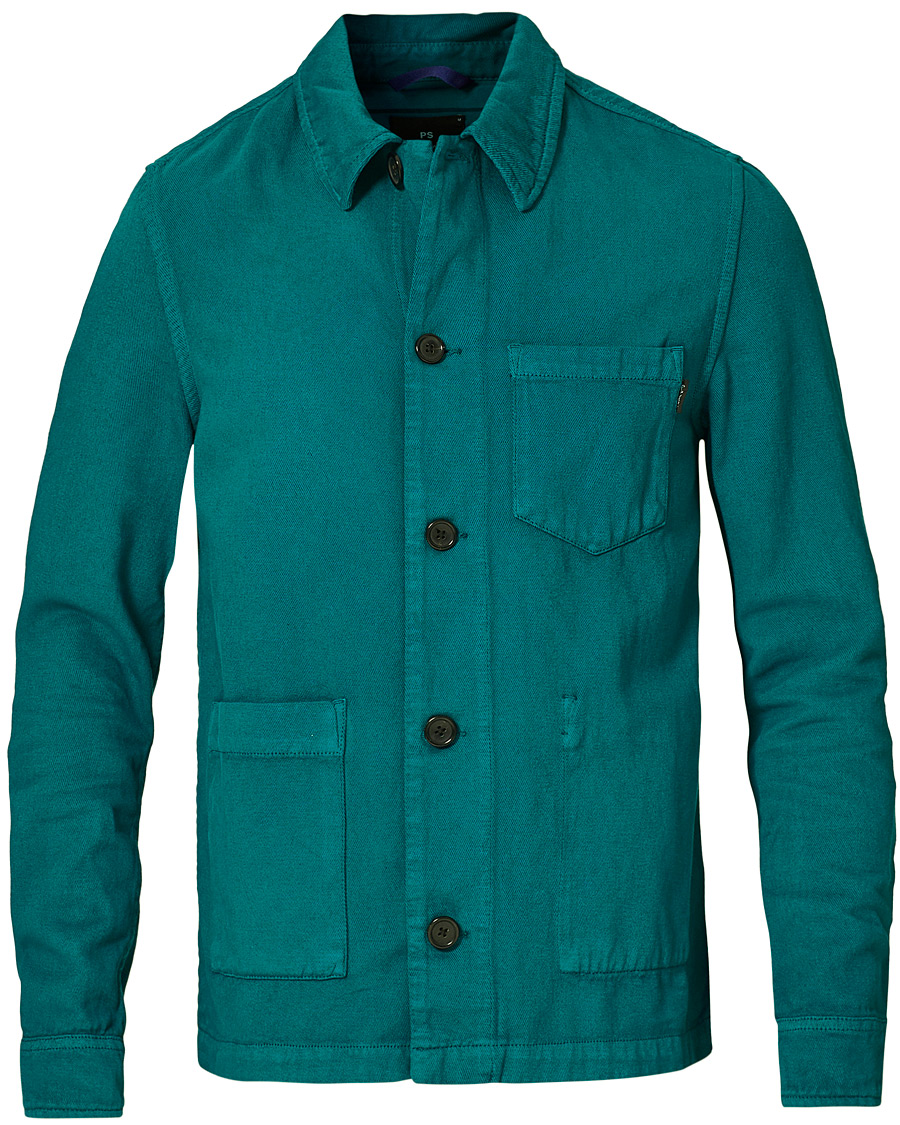 Herren | Hemden | PS Paul Smith | Cotton/Linen Overshirt Petrol