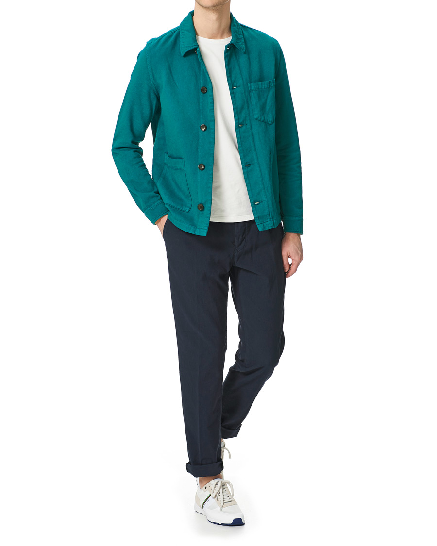 Herren | Hemden | PS Paul Smith | Cotton/Linen Overshirt Petrol