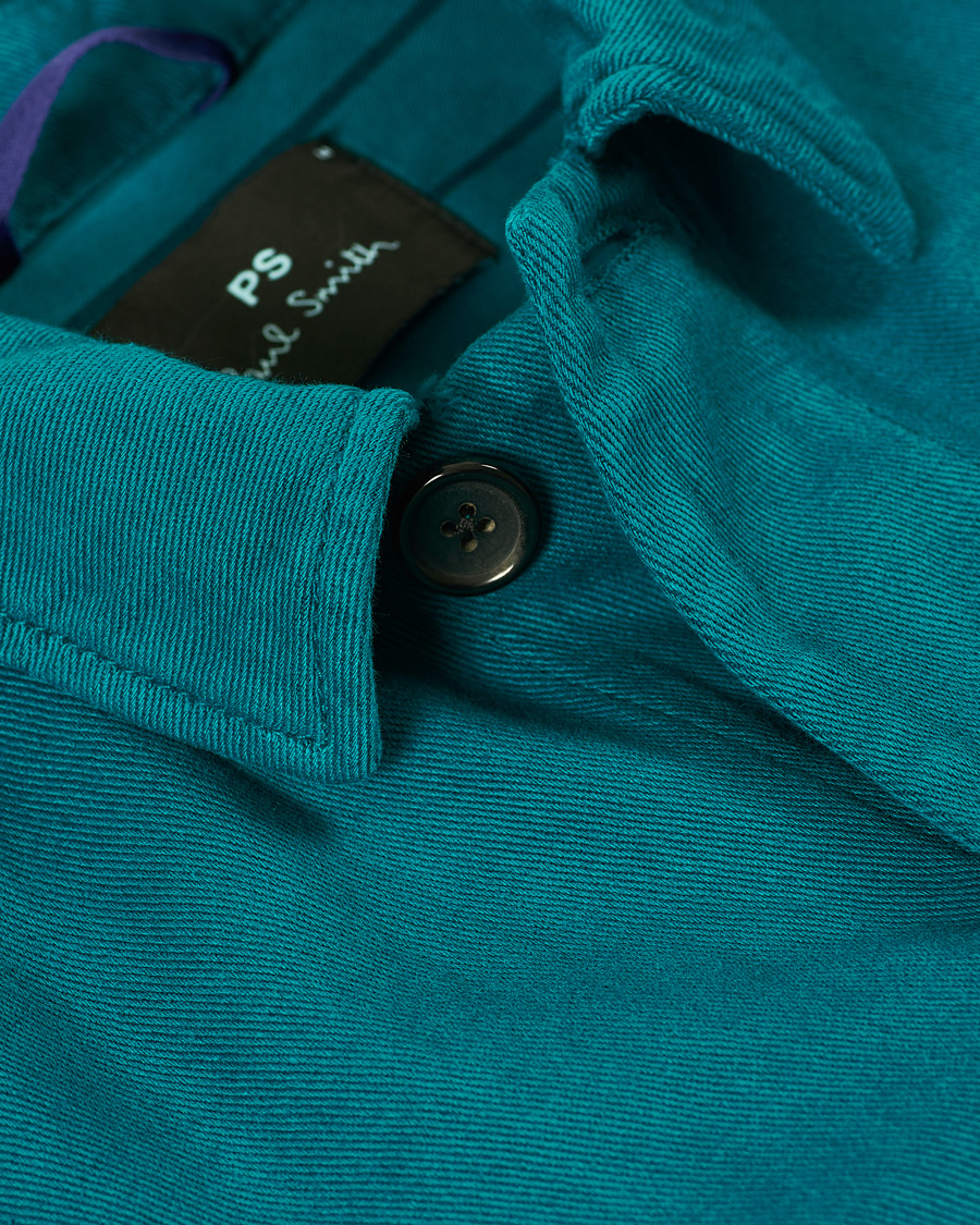 Herren | Hemden | PS Paul Smith | Cotton/Linen Overshirt Petrol