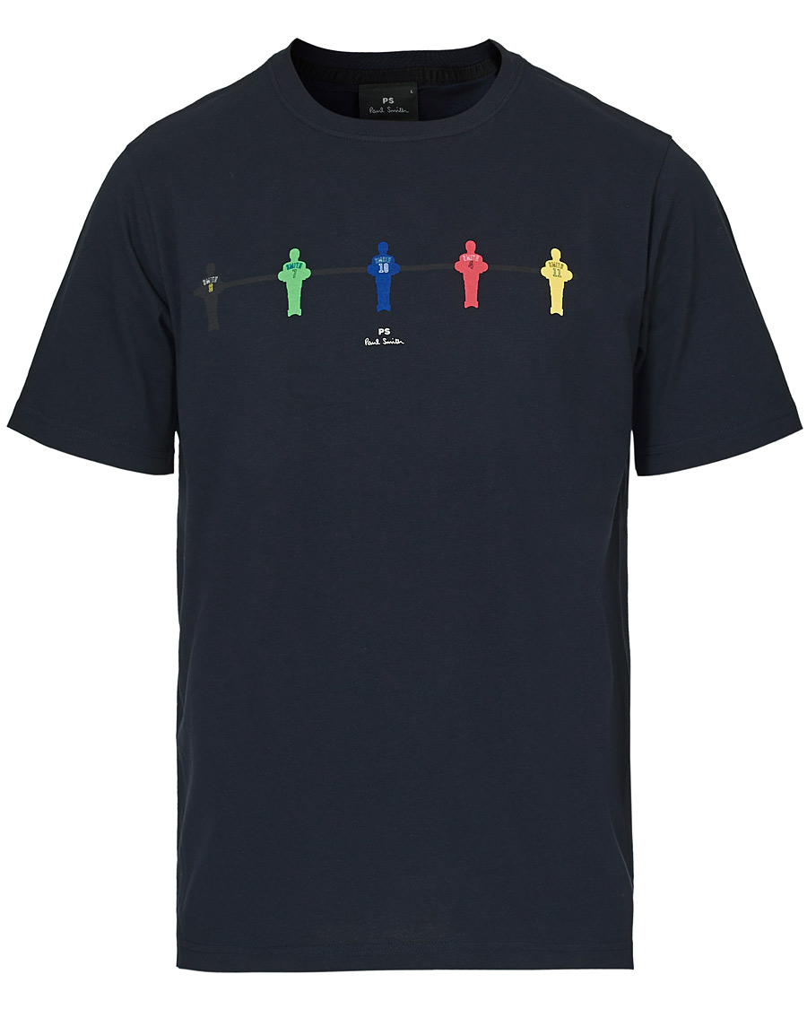 Herren | T-Shirts | PS Paul Smith | Regular Fit Table Football Tee Navy
