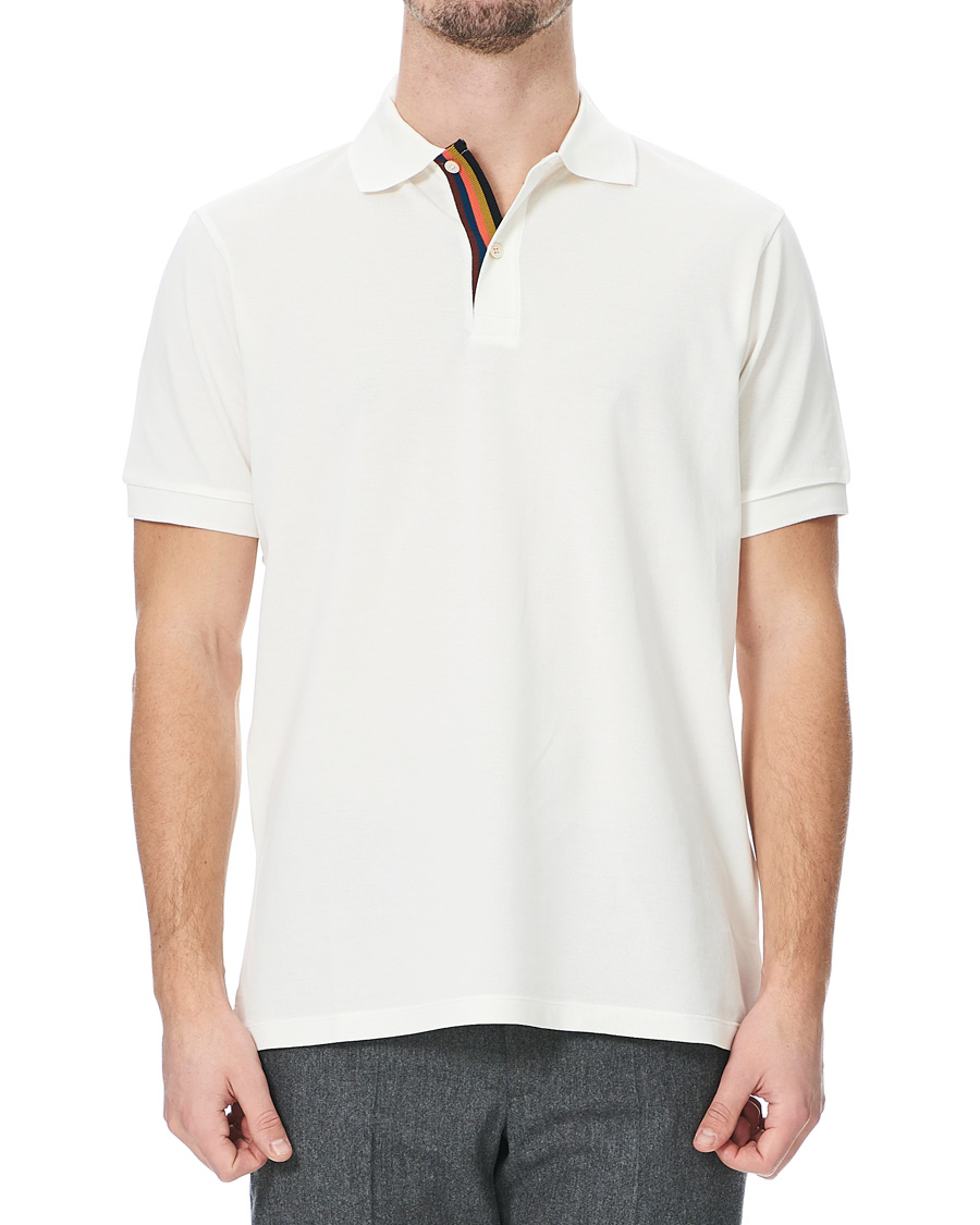 Herren | Poloshirts | Paul Smith | Placket Stripe Polo White