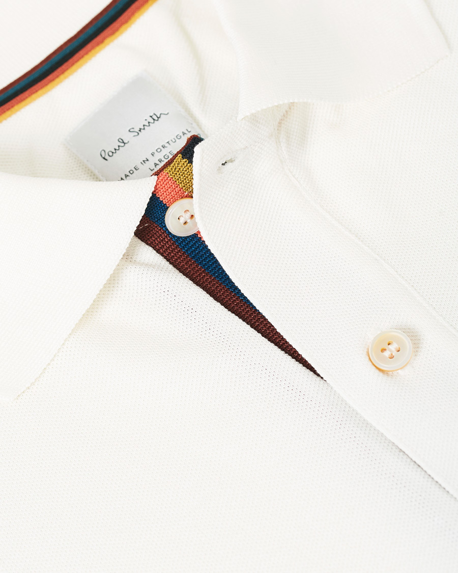 Herren | Poloshirts | Paul Smith | Placket Stripe Polo White