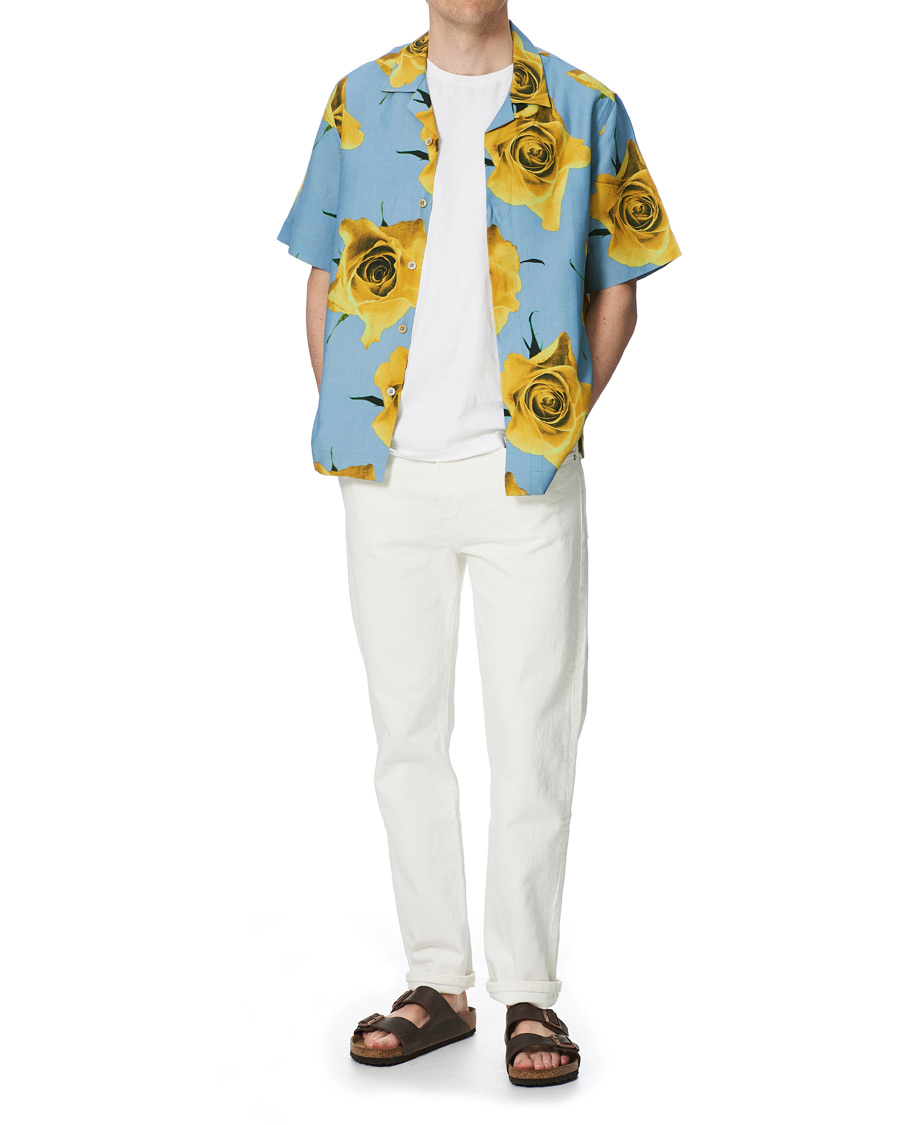Herren | Hemden | Paul Smith | Tailored Fit Flower Print Resort Shirt Green