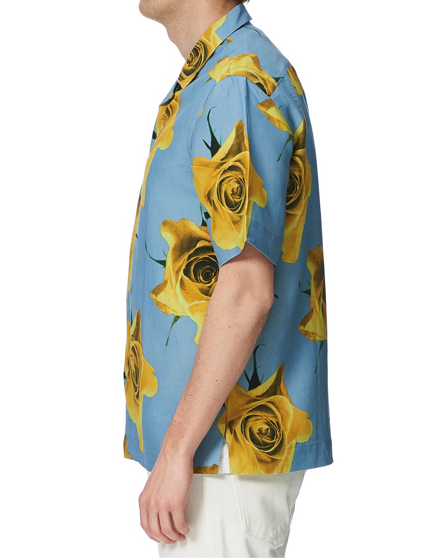Herren | Hemden | Paul Smith | Tailored Fit Flower Print Resort Shirt Green