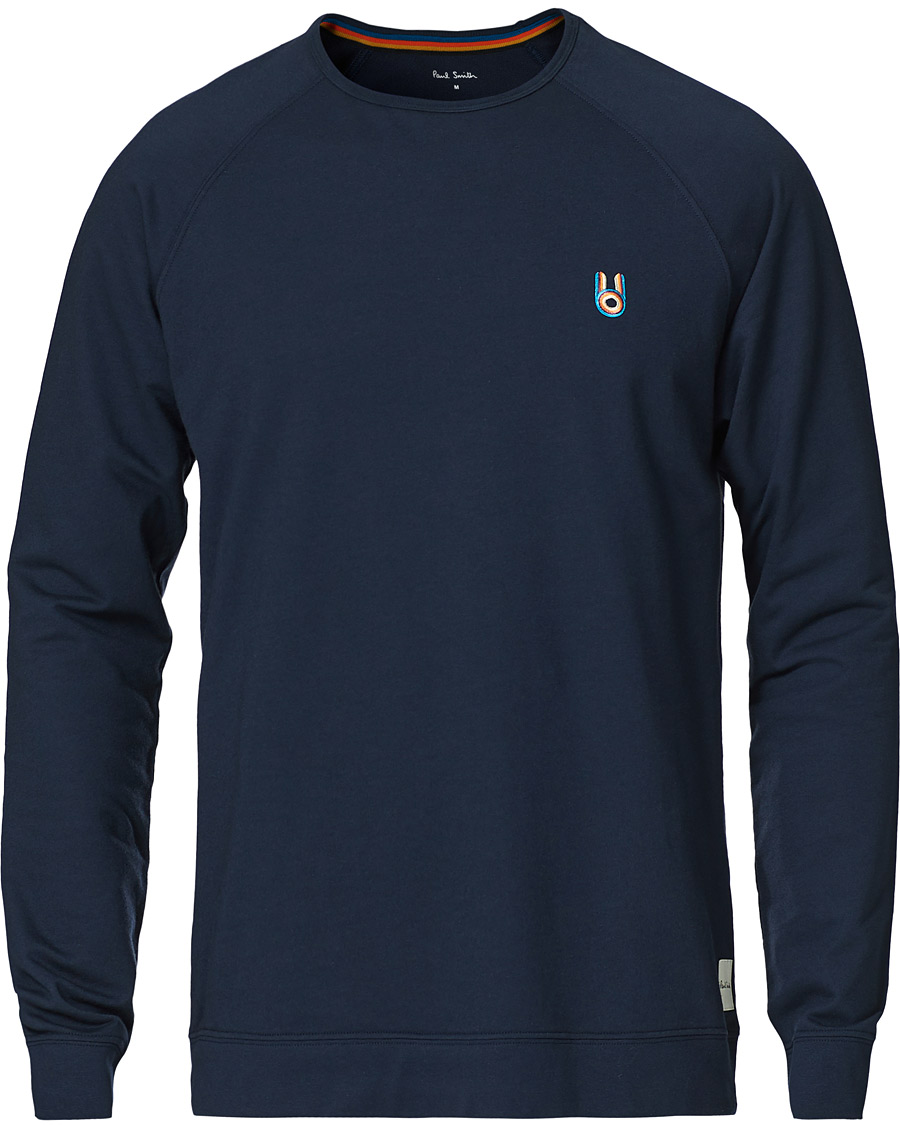 Herren | T-Shirts | Paul Smith | Long Sleeve Rabbit Tee Navy