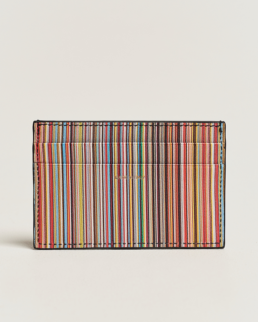 Herren | | Paul Smith | Leather Stripe Cardholder Black
