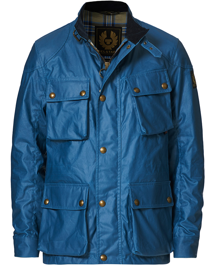 Herren | Jacken | Belstaff | Fieldmaster Waxed Jacket Airforce Blue