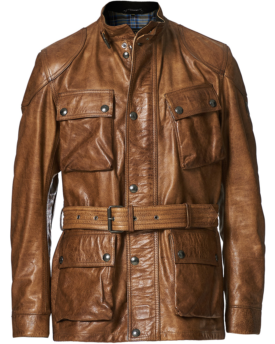 Herren | Jacken | Belstaff | Trialmaster Panther 2.0 Leather Jacket Burnished Gold