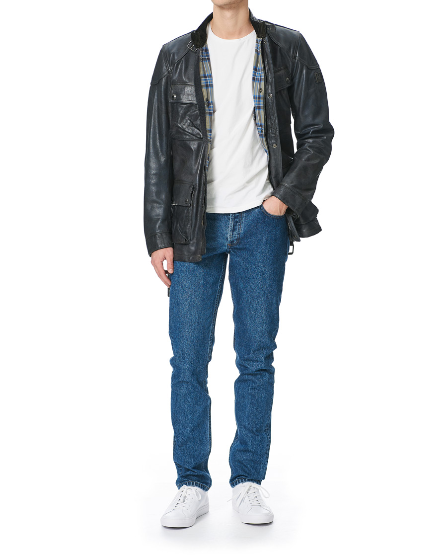 Herren | Jacken | Belstaff | Trialmaster Panther 2.0 Leather Jacket Blue Brown
