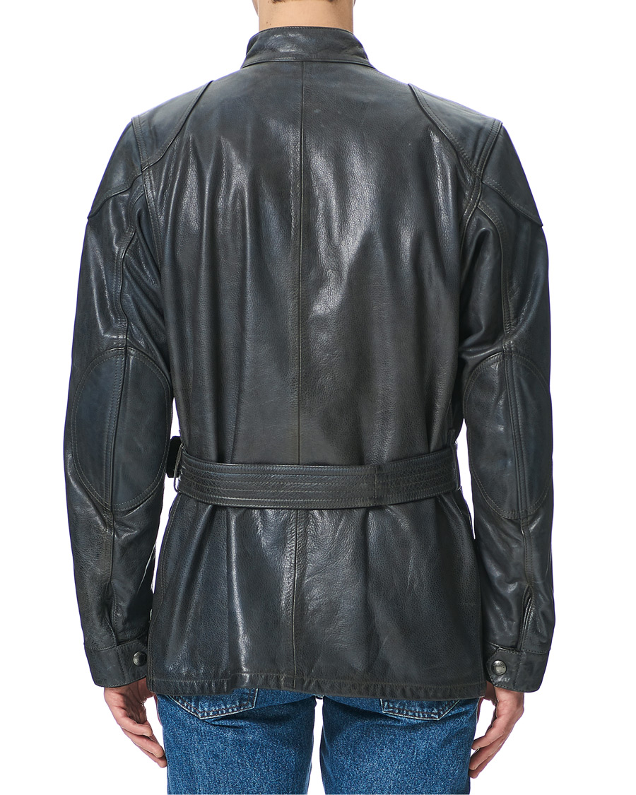 Herren | Jacken | Belstaff | Trialmaster Panther 2.0 Leather Jacket Blue Brown