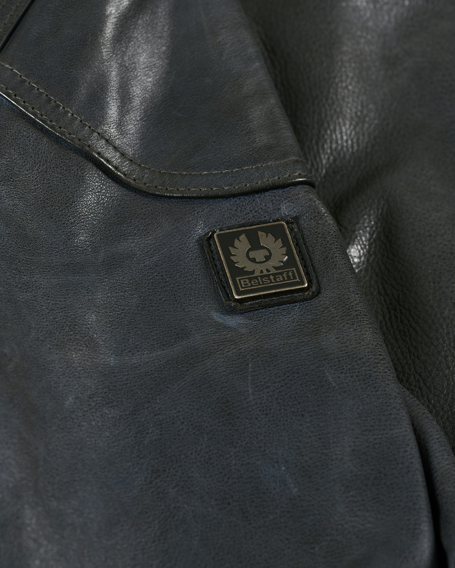 Herren | Jacken | Belstaff | Trialmaster Panther 2.0 Leather Jacket Blue Brown