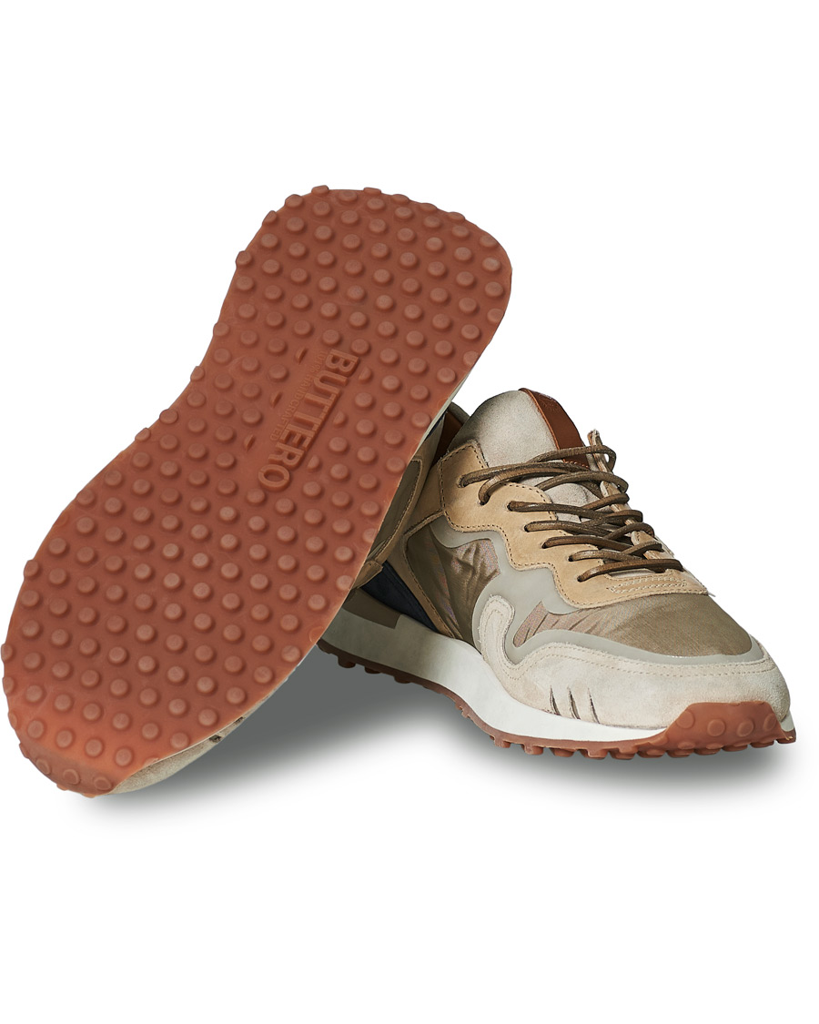 Herren | Buttero Futura Running Sneaker Beige Multi | Buttero | Futura Running Sneaker Beige Multi