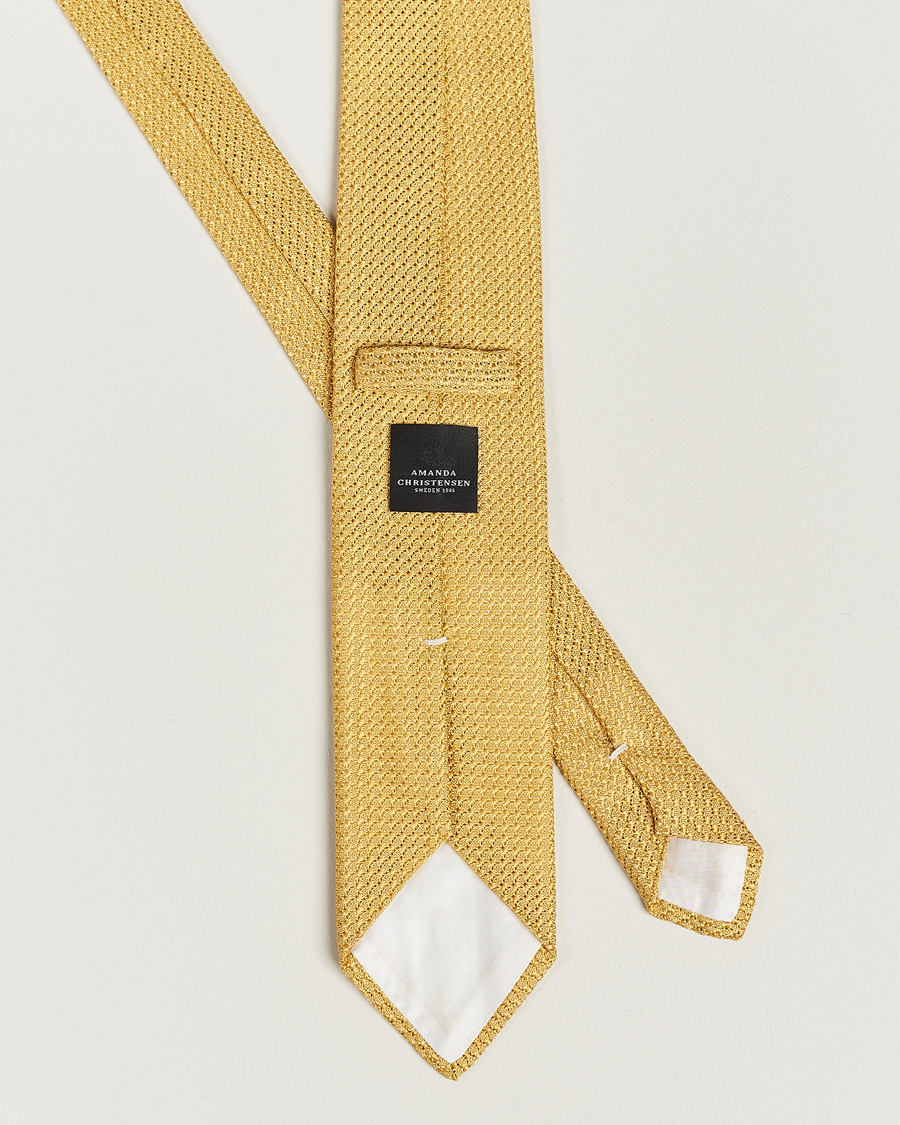 Herren | Krawatten | Amanda Christensen | Silk Grenadine 8 cm Tie Lemon