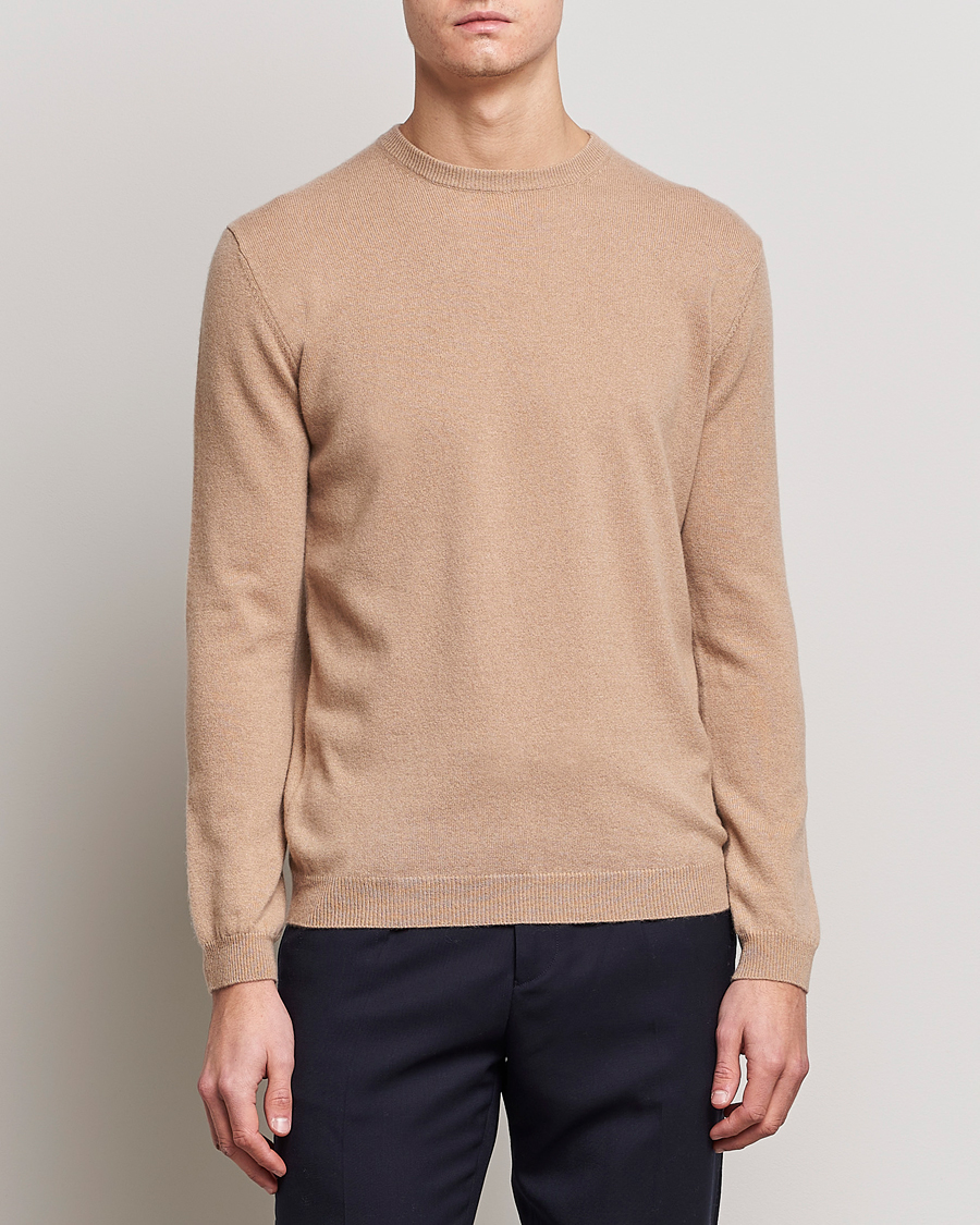 Herren | Pullover | People's Republic of Cashmere | Cashmere Roundneck Camel