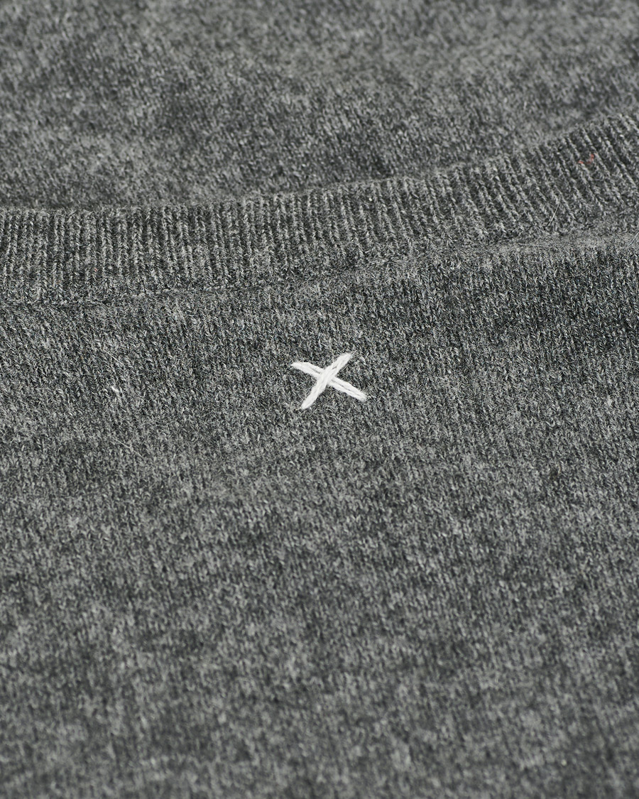 Herren | Pullover | People's Republic of Cashmere | Cashmere Roundneck Heather Grey