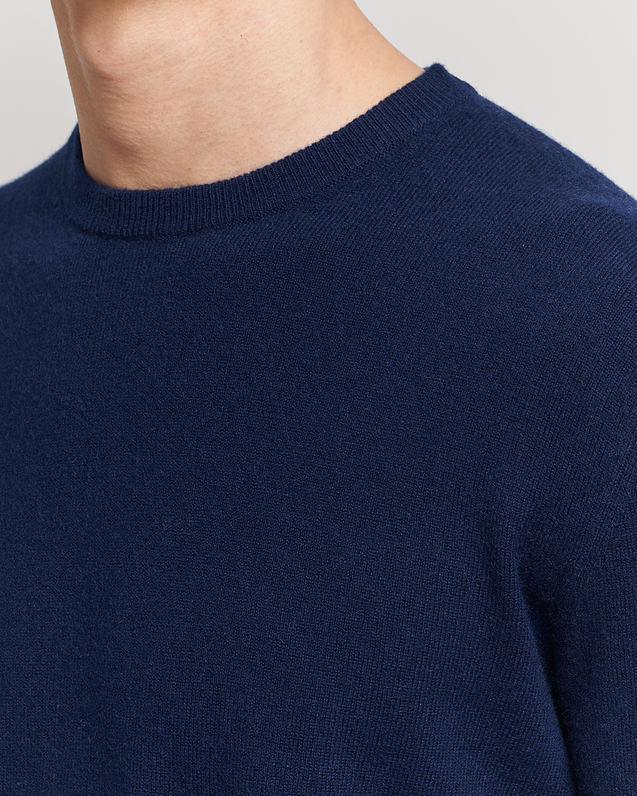 Herren | Pullover | People's Republic of Cashmere | Cashmere Roundneck Navy