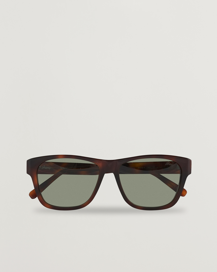 Herren | Sonnenbrillen | Brioni | BR0081S Sunglasses Havana/Green