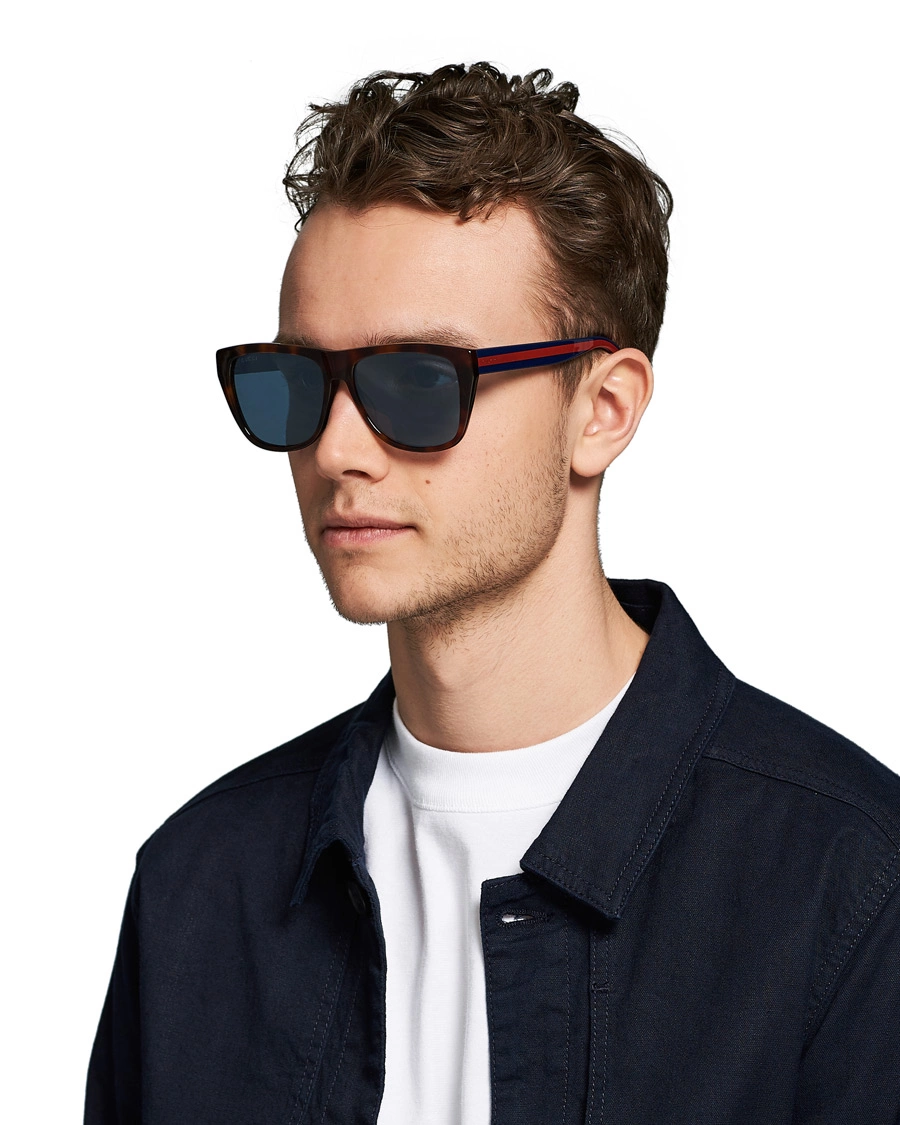 Herren | Gucci GG0926S Sunglasses Havana/Blue | Gucci | GG0926S Sunglasses Havana/Blue