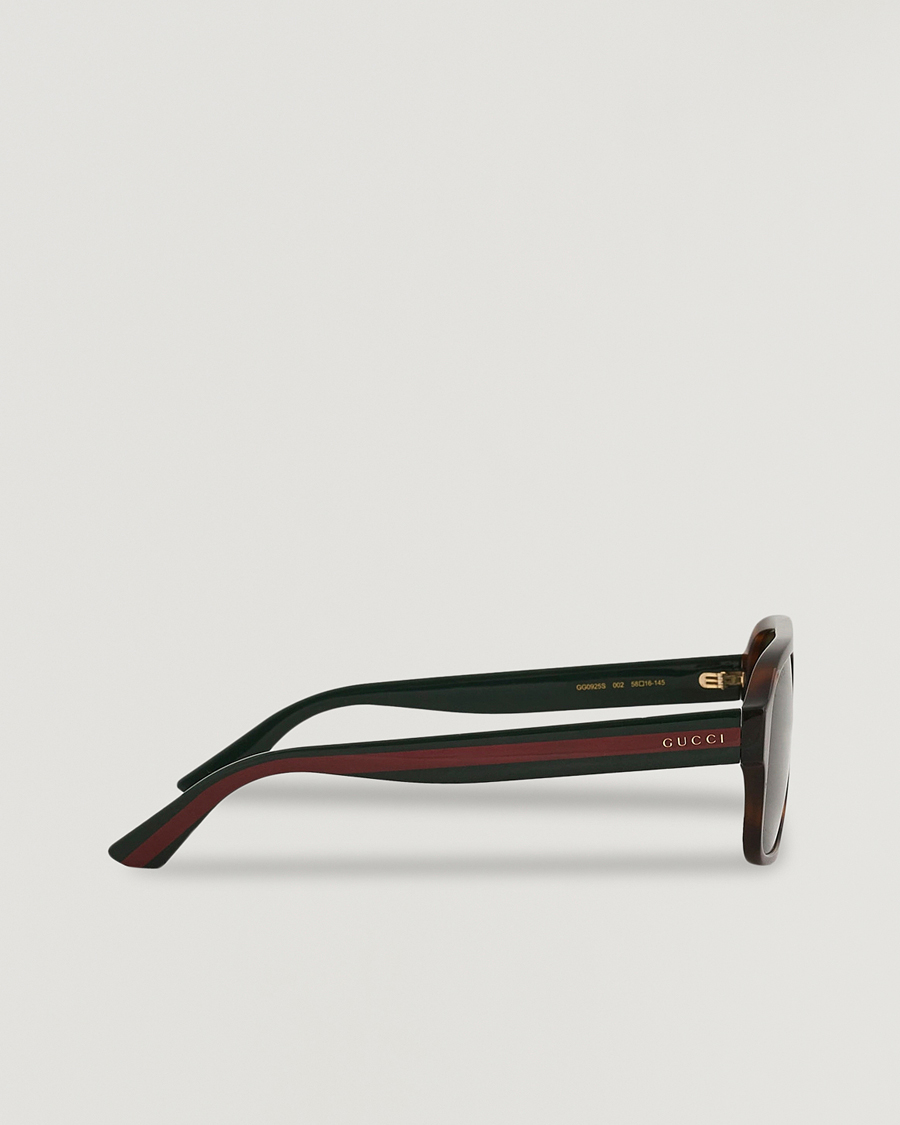 Herren | Gucci GG0925S Sunglasses Havana/Green | Gucci | GG0925S Sunglasses Havana/Green