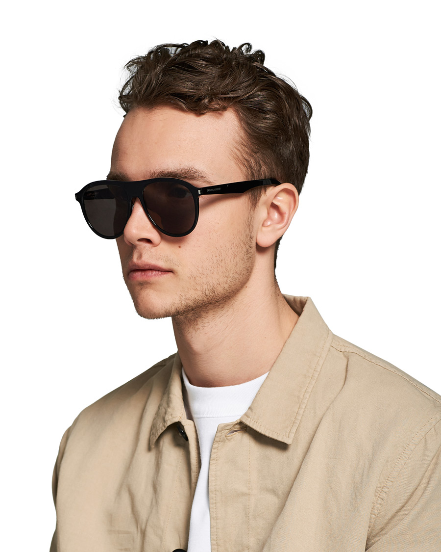 Herren | Saint Laurent SL 432 SLIM Sunglasses Black | Saint Laurent | SL 432 SLIM Sunglasses Black