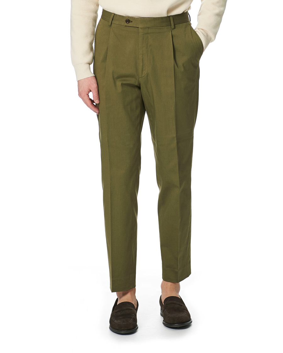 Herren | Hosen | Morris Heritage | Philip Twill Trousers Green