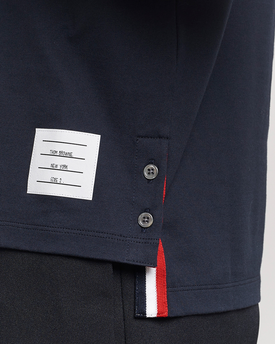 Herren | T-Shirts | Thom Browne | Short Sleeve Pocket T-Shirt Navy