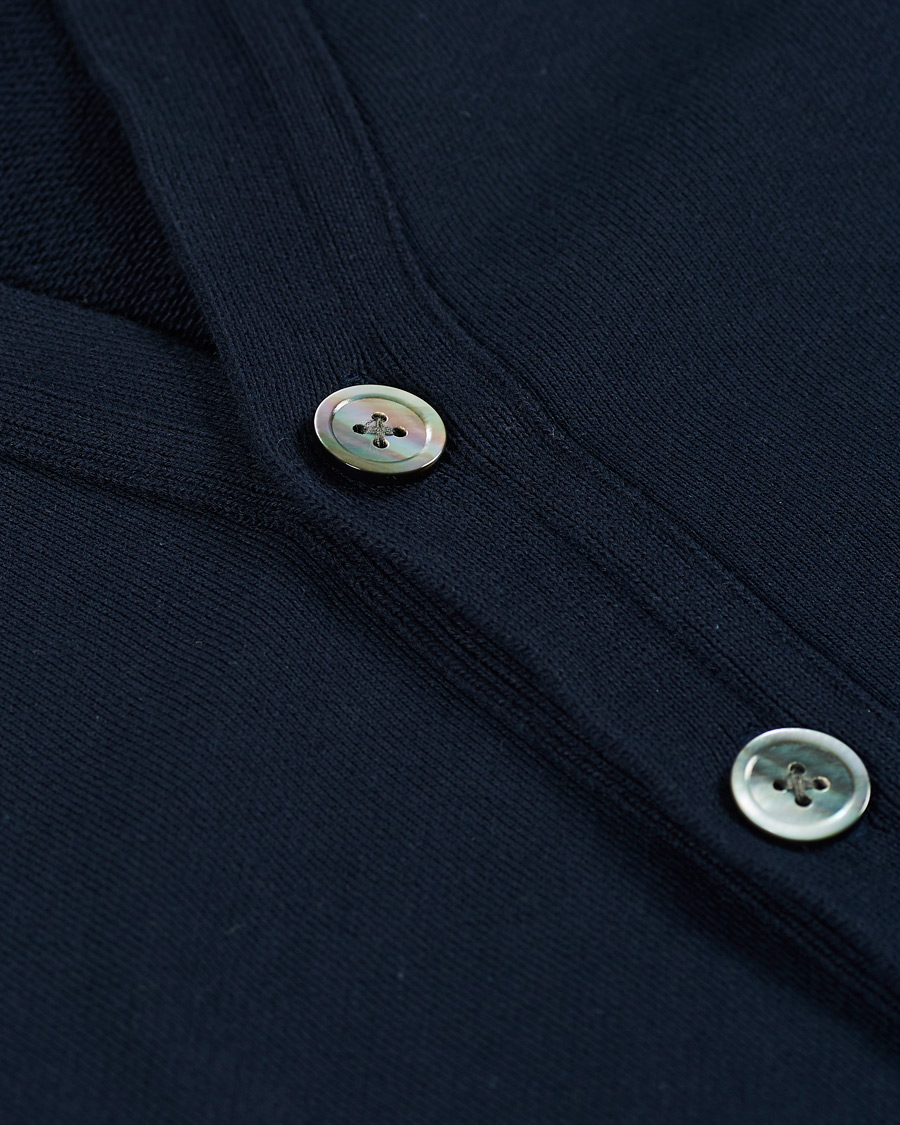 Herren | Pullover | Thom Browne | 4 Bar Loopback Cardigan Navy