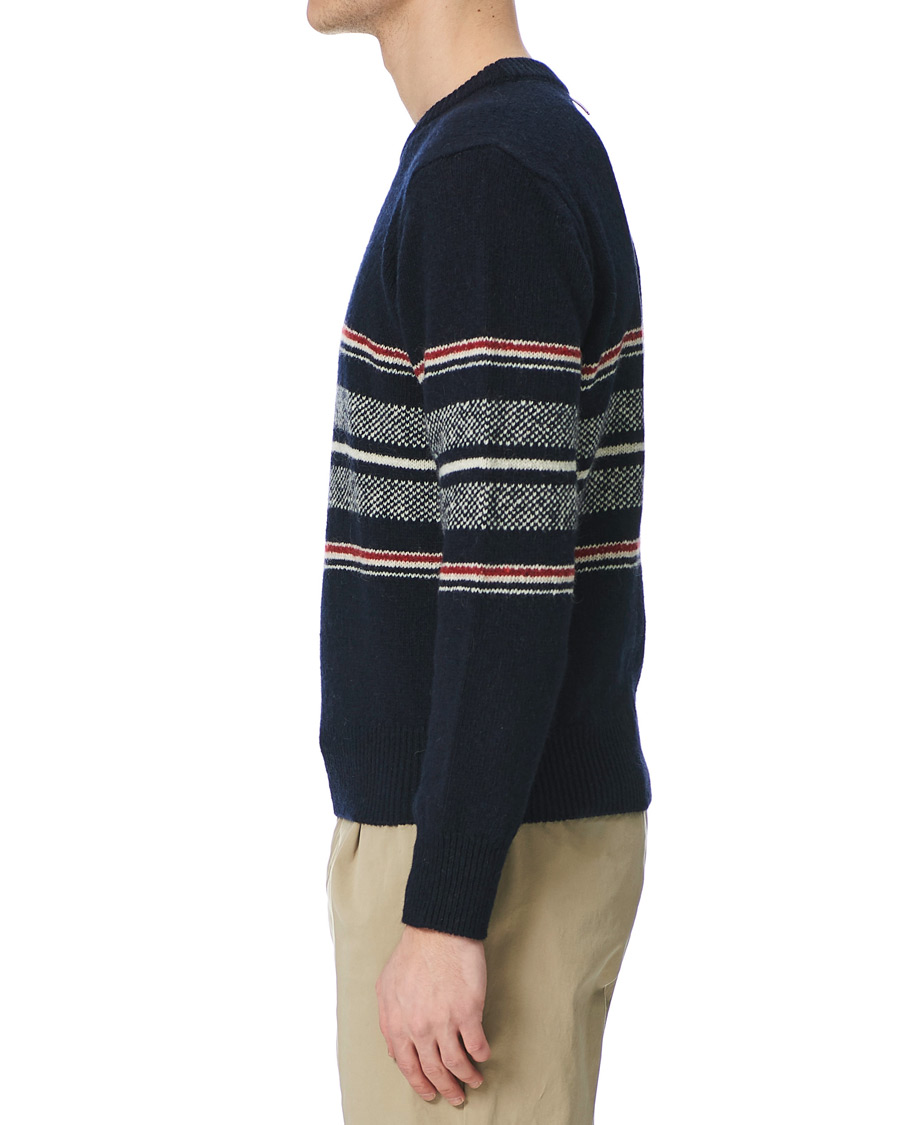 Herren | Pullover | Thom Browne | Birdseye Jacquard Sweater Navy
