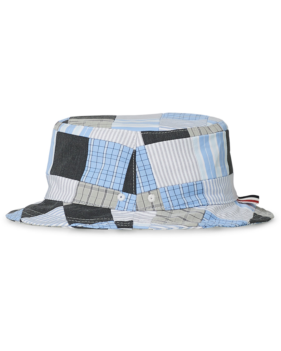 Herren | Thom Browne Bucket Hat Grey Patchwork | Thom Browne | Bucket Hat Grey Patchwork