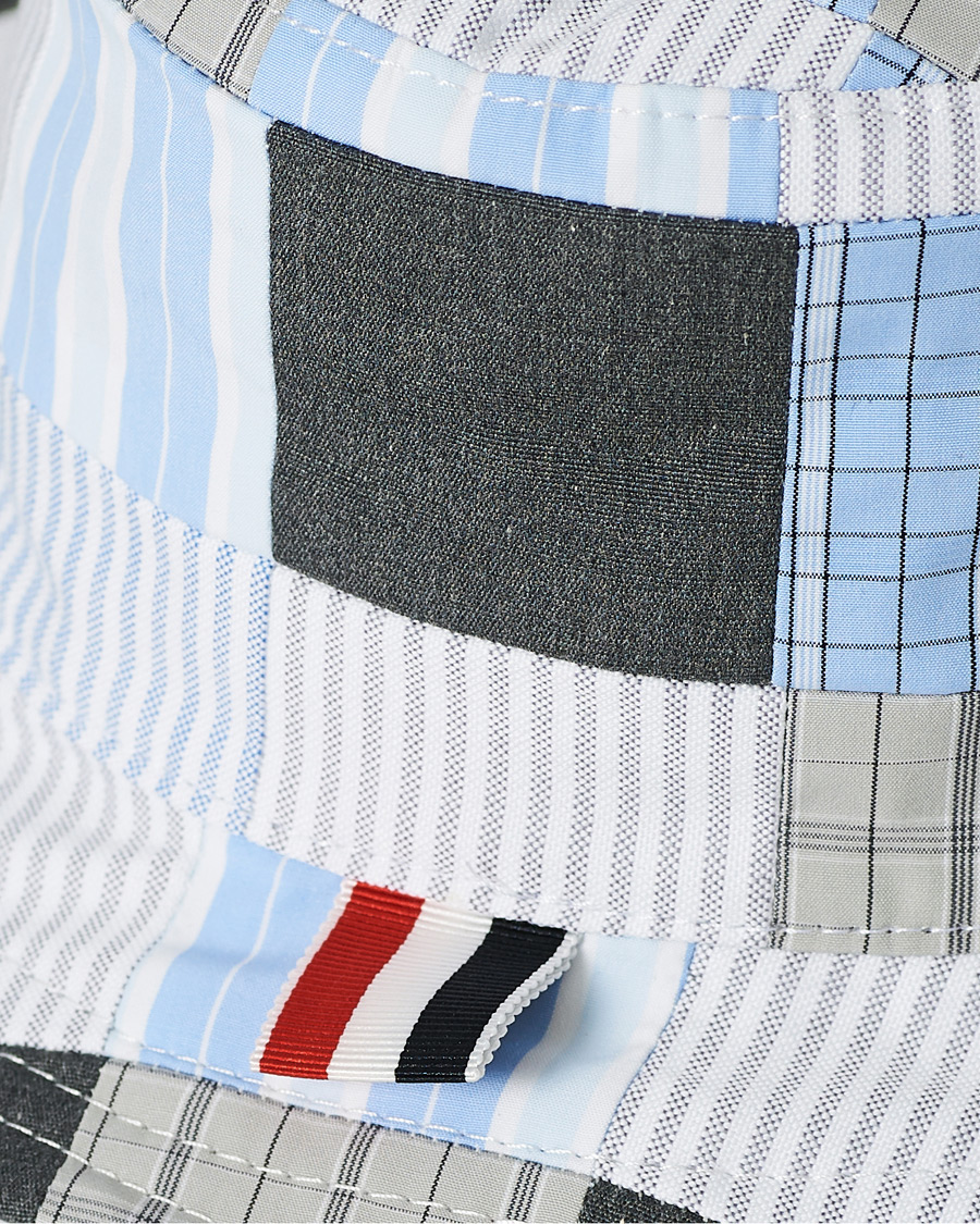Herren | Thom Browne Bucket Hat Grey Patchwork | Thom Browne | Bucket Hat Grey Patchwork