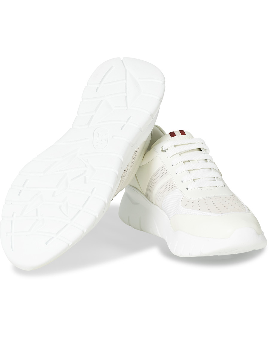 Herren | Bally Bison Running Sneaker White Calf | Bally | Bison Running Sneaker White Calf