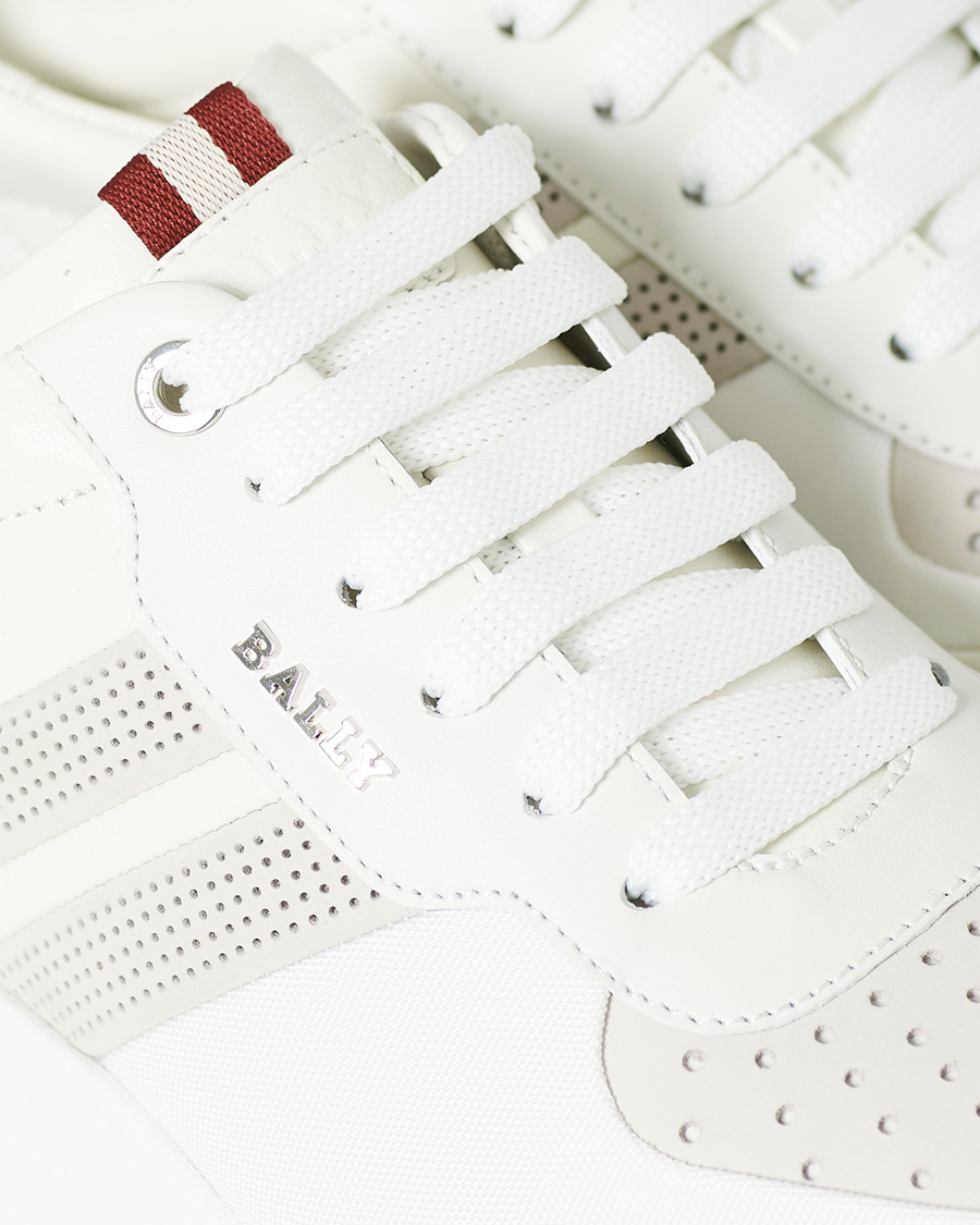 Herren | Bally Bison Running Sneaker White Calf | Bally | Bison Running Sneaker White Calf