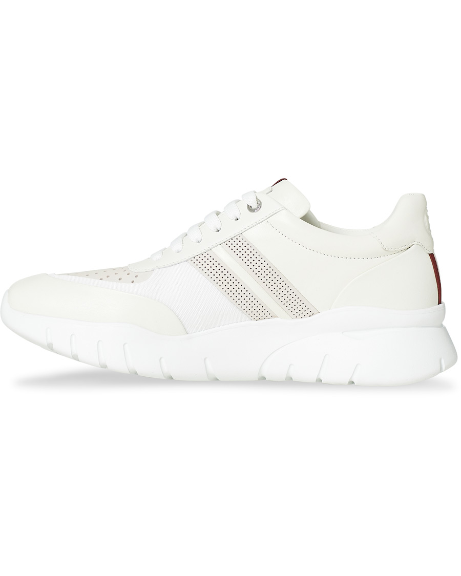 Herren | Bally Bison Running Sneaker White Calf | Bally | Bison Running Sneaker White Calf
