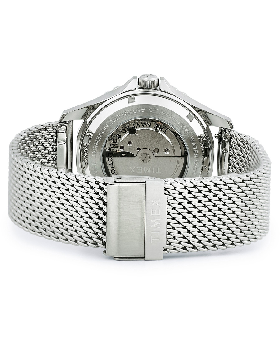 Herren | Timex Navi XL Automatic 41mm Steel/Blue Dial | Timex | Navi XL Automatic 41mm Steel/Blue Dial